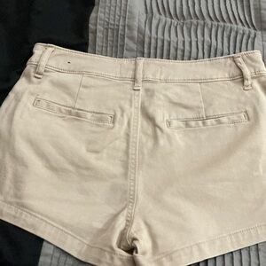 Abercrombie & Fitch High Waist Cream Shorts size 0